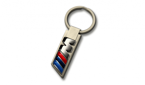 BMW M sleutelhanger logo (silver)