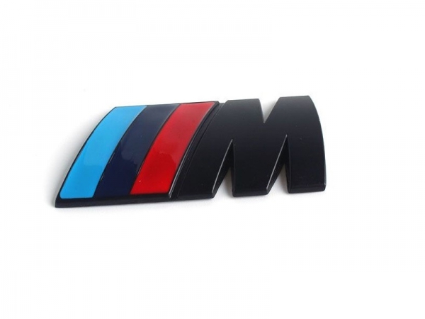 BMW M logo's zijkant zwart hoogglanzend