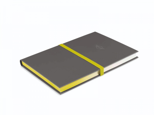 MINI Notebook Gradient (grijs/ geel)