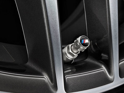 Aluminium ventieldoppen, BMW M logo