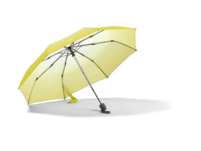 MINI Umbrella Foldable (Grijs/Geel)