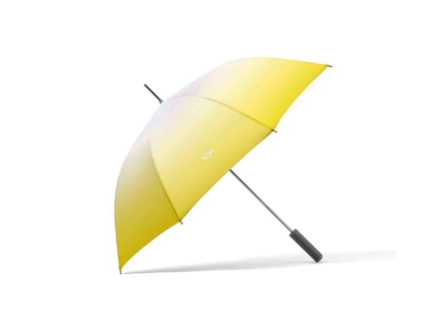 MINI Umbrella Walking Stick (Grijs/Geel)