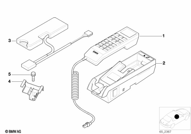 Onderdelen SA 629 middenconsole