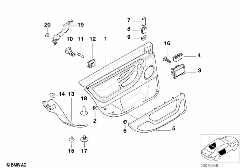 Portierbekleding achter zijairbag