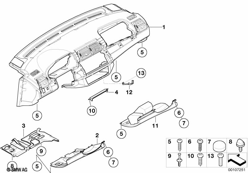 Bekleding instrumentenpaneel