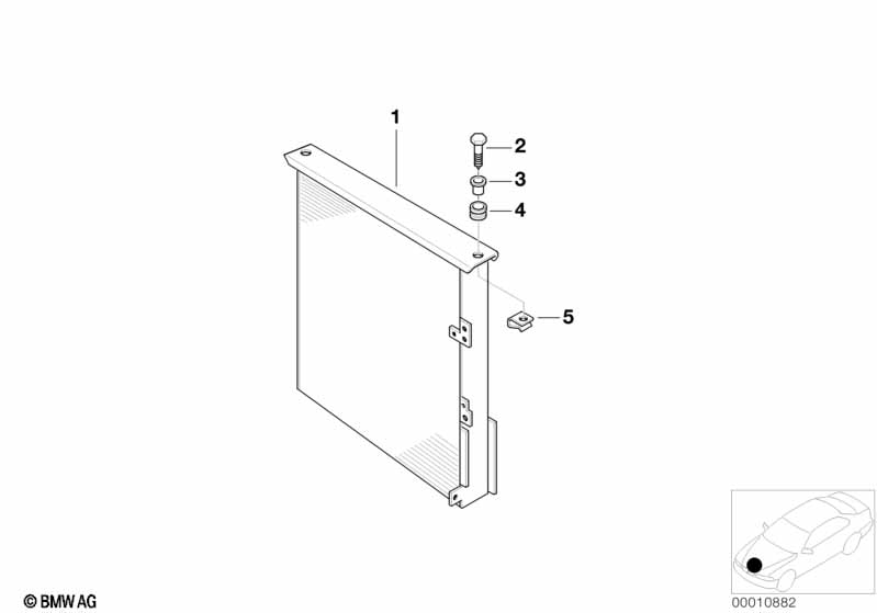 Aircondit.condensator en aanbouwdelen