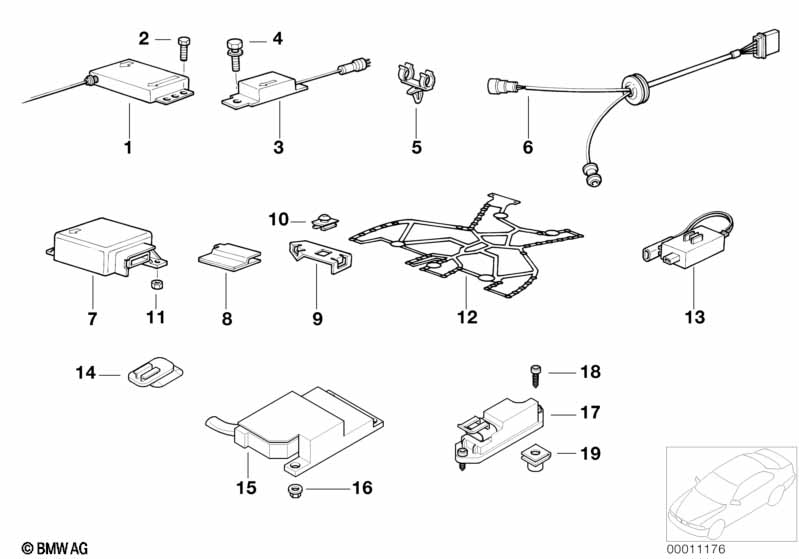 Elektro-onderdelen v airbag