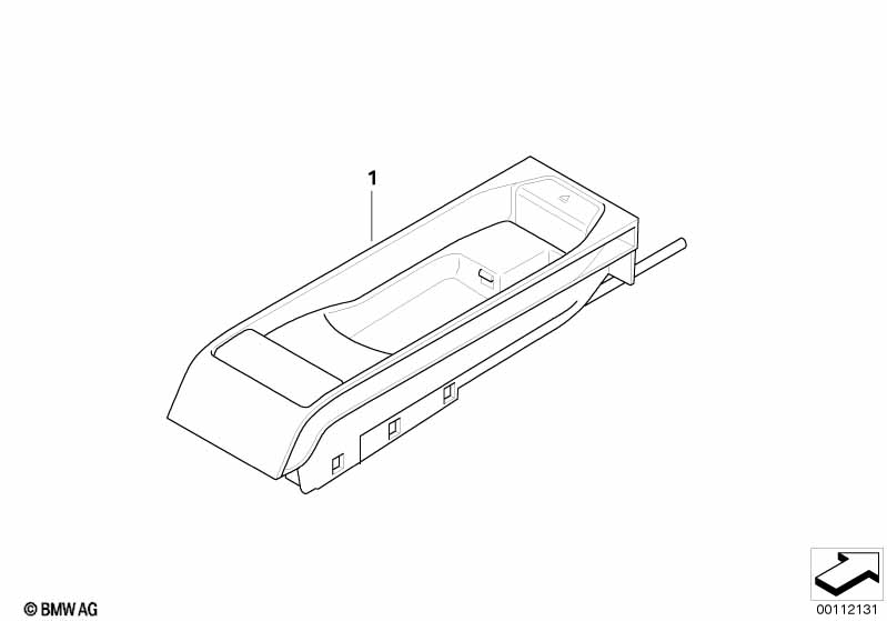 Onderdelen SA 639, middenconsole