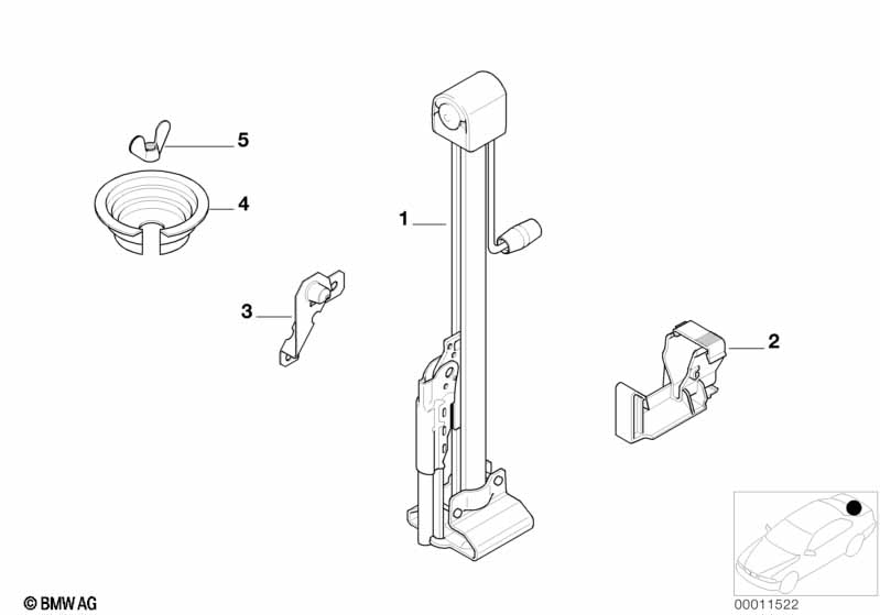 Boordgereedschap/Krik