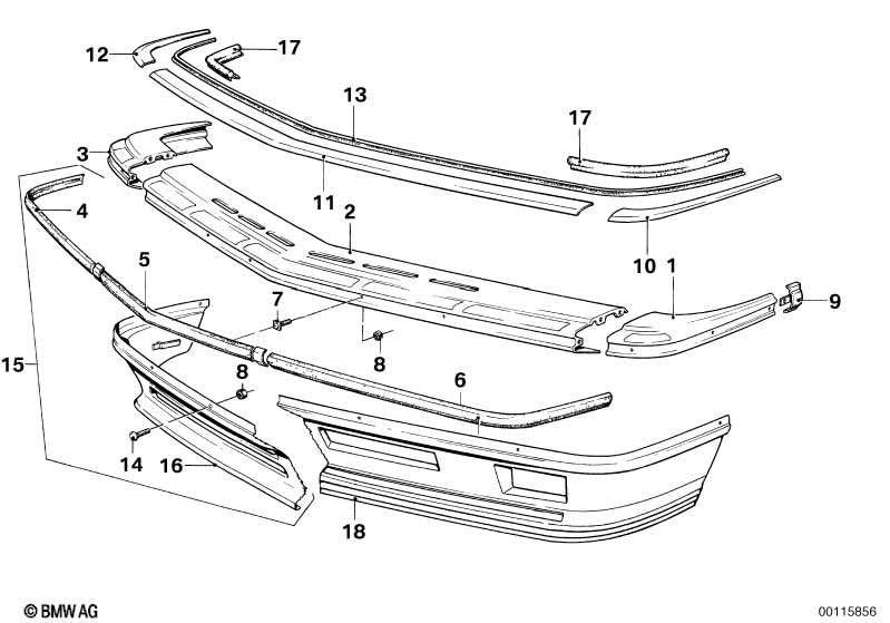 Frontspoiler M technic