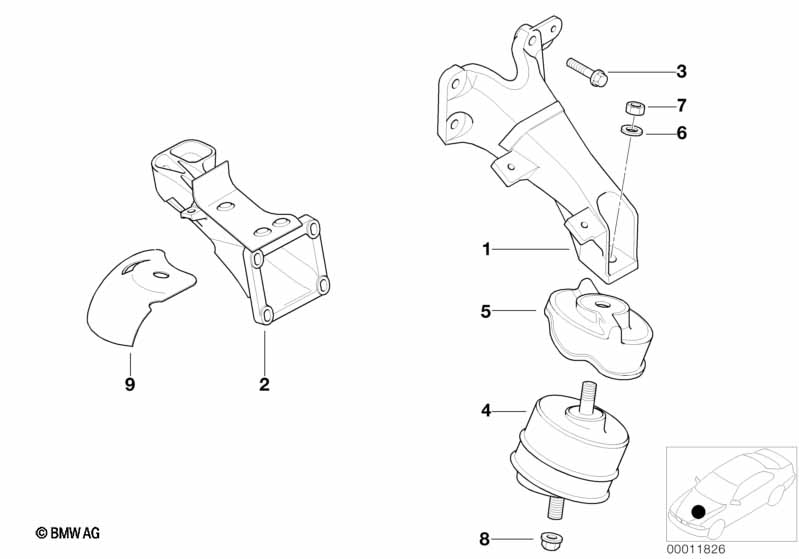 Motorophanging