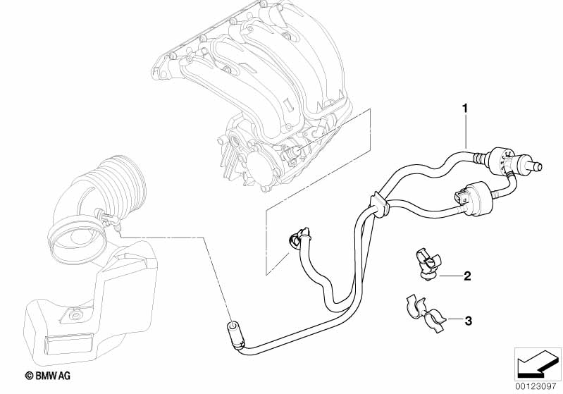 Onderdrukbesturing-motor