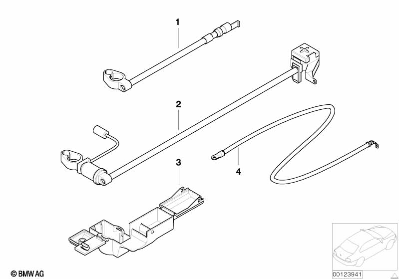 Batterijkabel(accu voor)