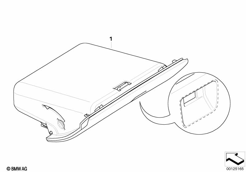 Individual opbergvak leder