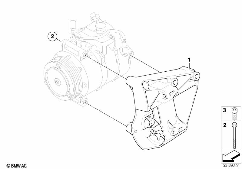 Lagerbok airco-compressor