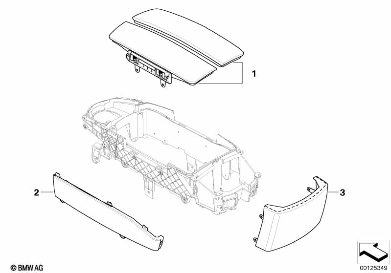 Individual middenconsole/Middarmsteun