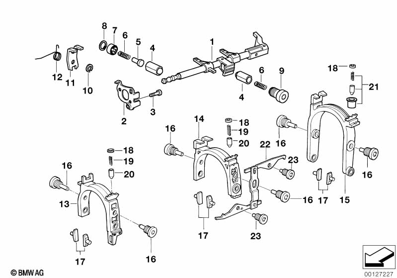 GS5S31BZ(SMG)gangwissel onderdelen inner