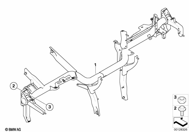 Draagbalk instrument paneel