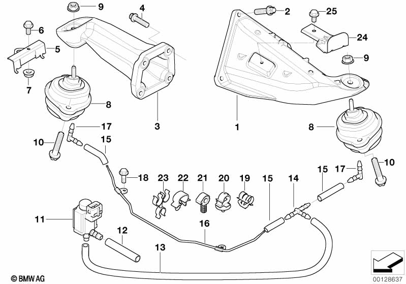 Motorophanging