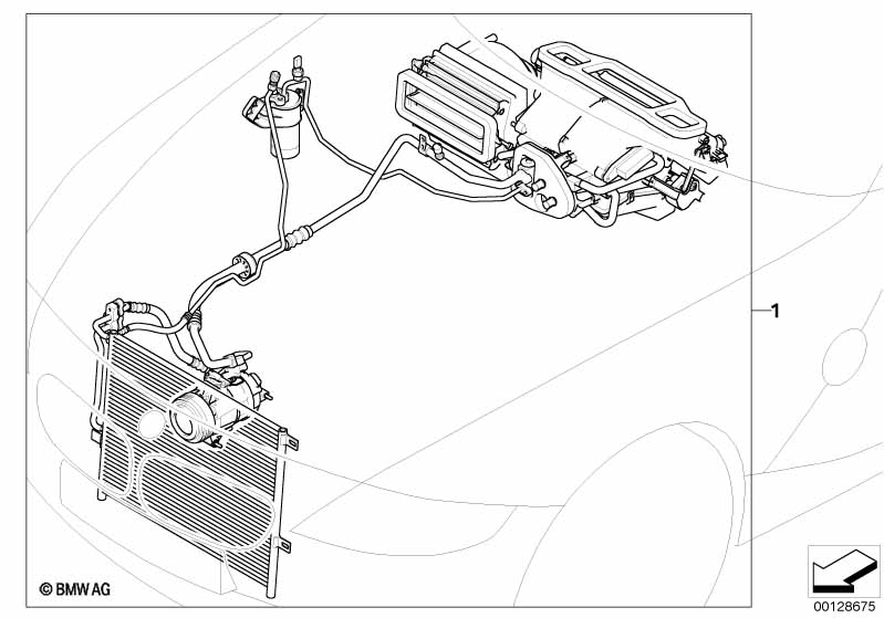 Inzetstel automatische airconditioning