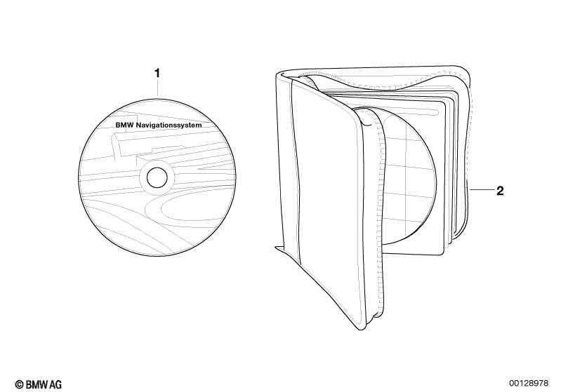 CD-navigatie wegenkaart