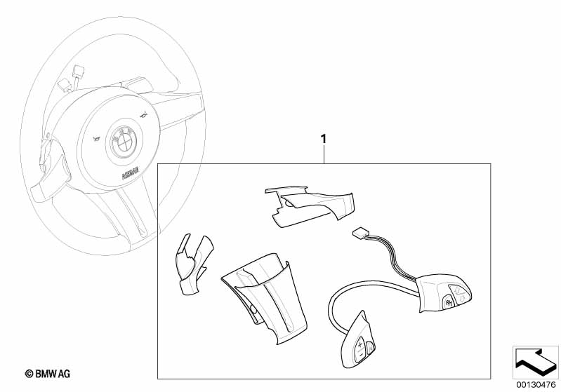 Extra set, multifunctioneel stuurwiel