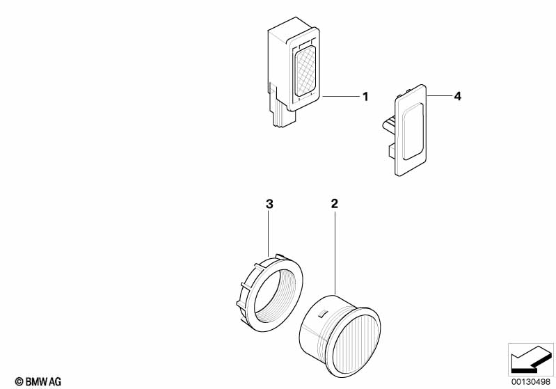 Onderdelen hands-free inrichting