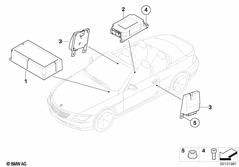 Elektro-onderdelen v airbag