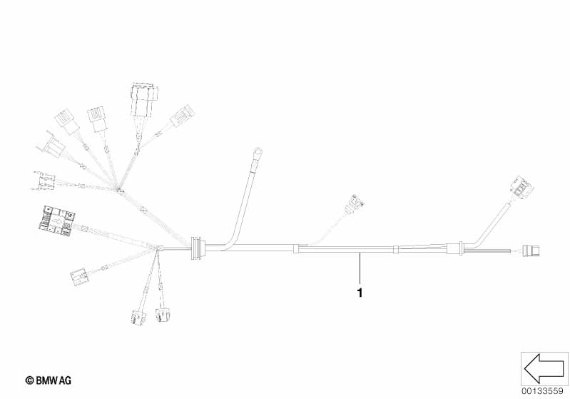 Kabelboom motor transmissiemodule