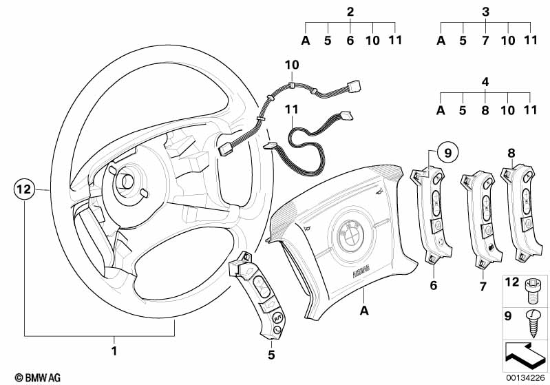 Stuurwiel Airbag-Smart multifunctioneel