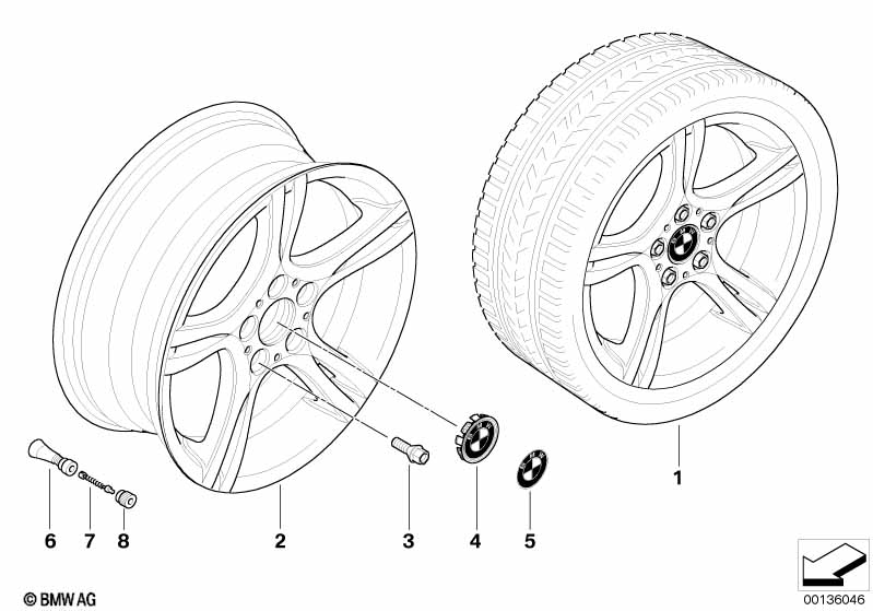 BMW wiel LM sterspaak 181