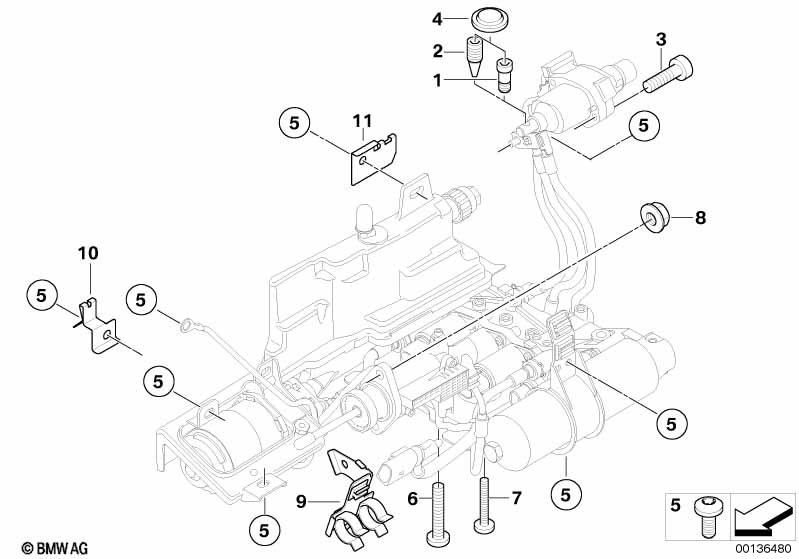 GS6S37BZ(SMG) bevestiging hydraulica