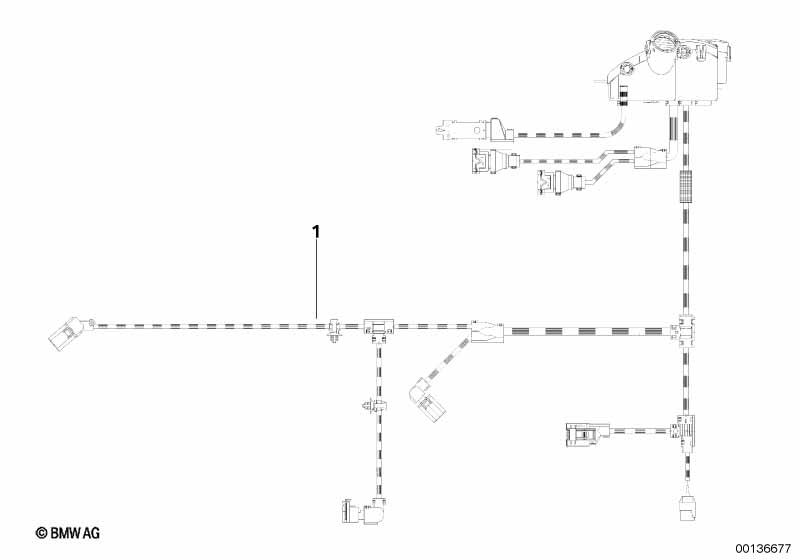 Kabelboom motor, motormodul