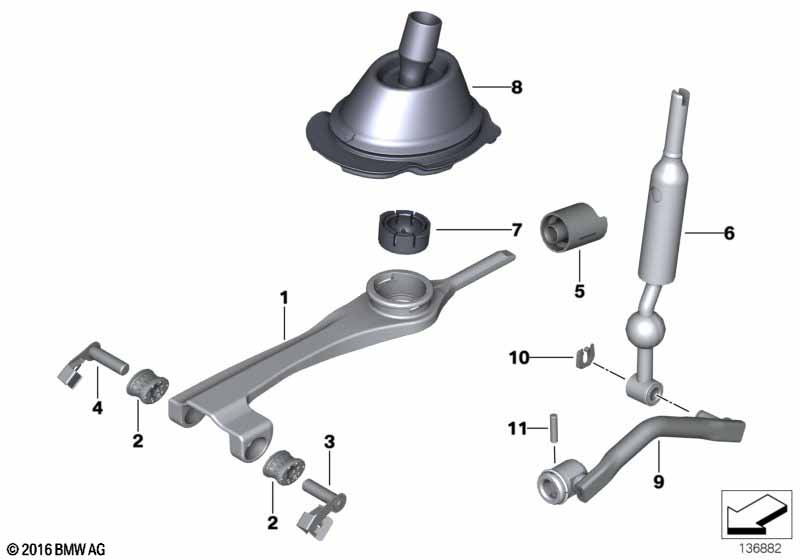 Schakeling handg.transmissie/diesel