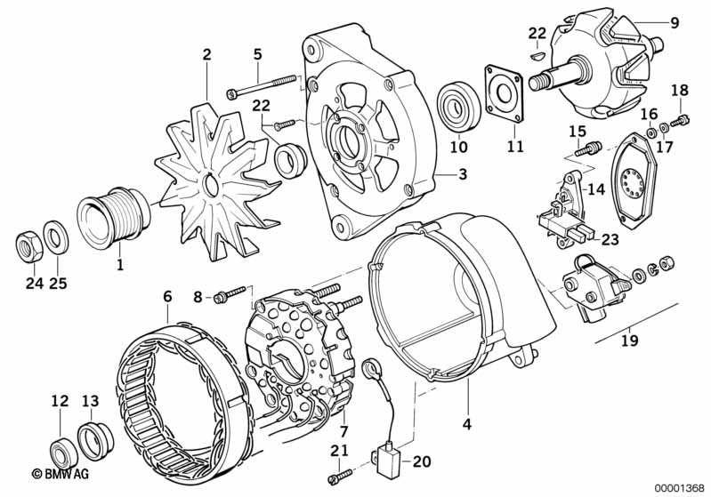 Dynamo onderdelen 140a