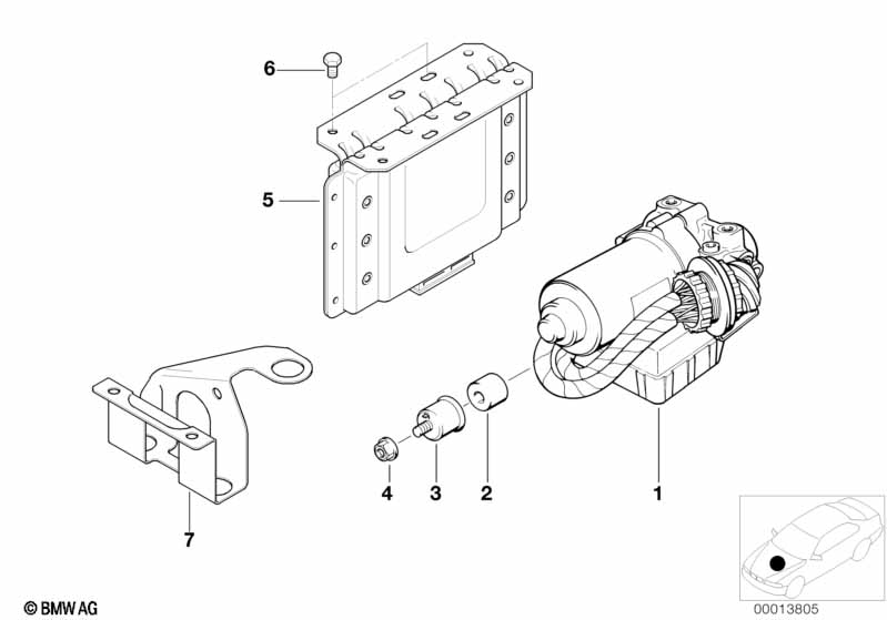 ASC hydroaggreg./stuurtoestel/bevestigng