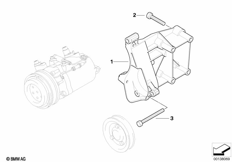 Lagerbok airco-compressor