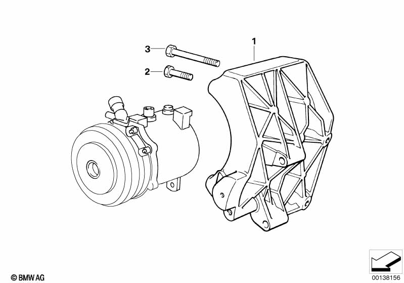 Lagerbok airco-compressor