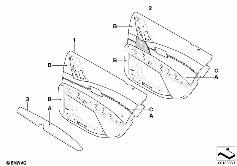 Individualdeurbekleding achter deelleer