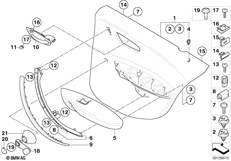 Portierbekleding, achter