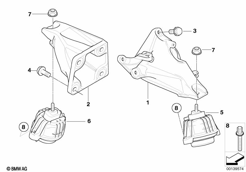 Motorophanging