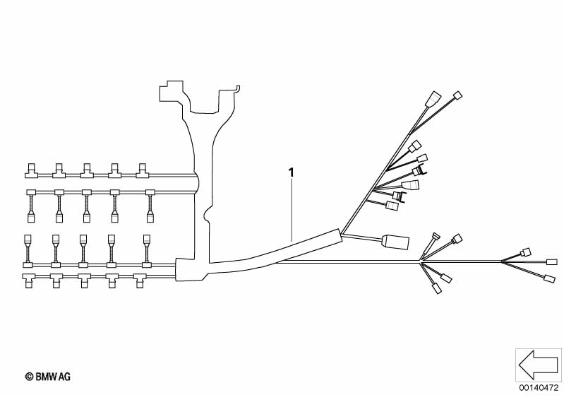 Kabelboom motor