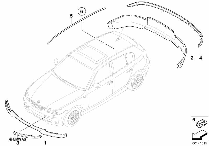 Na-inbouw ext-uitrusting carrosseriekleu