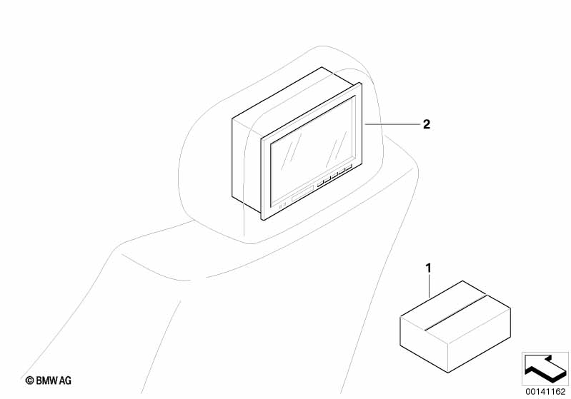 DVD rear seat entertainment system