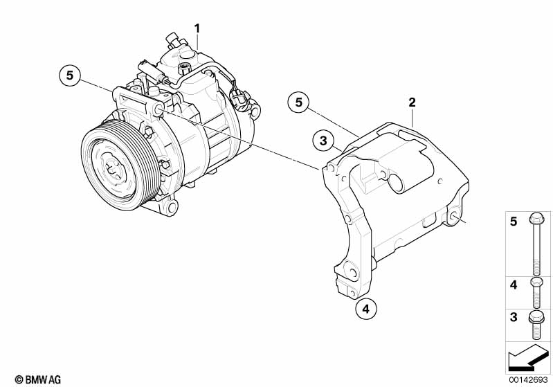 Airco-compressor aanbouwdelen