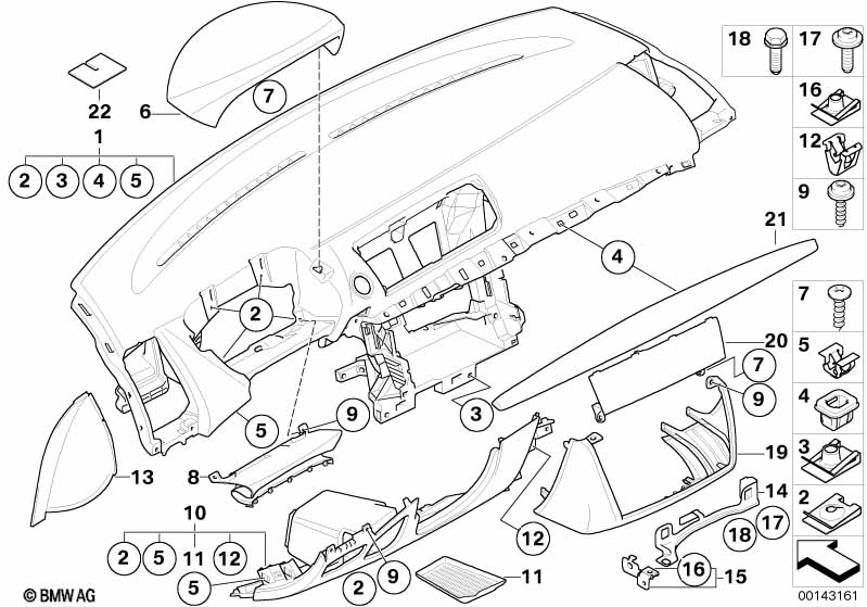 Bekleding instrumentenpaneel