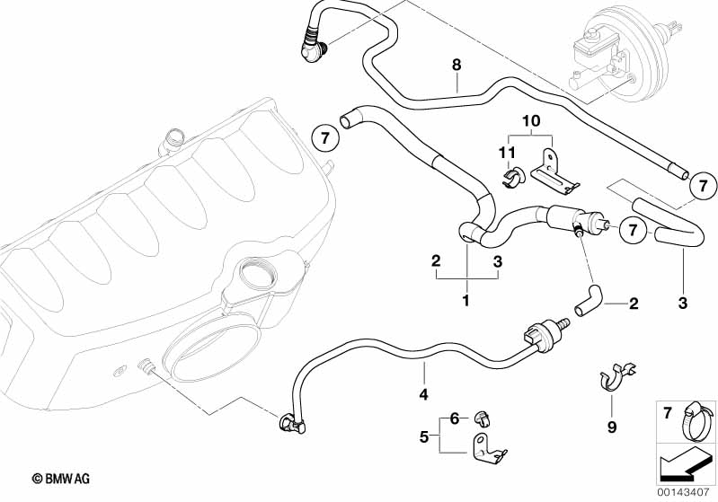 Onderdrukbesturing-motor