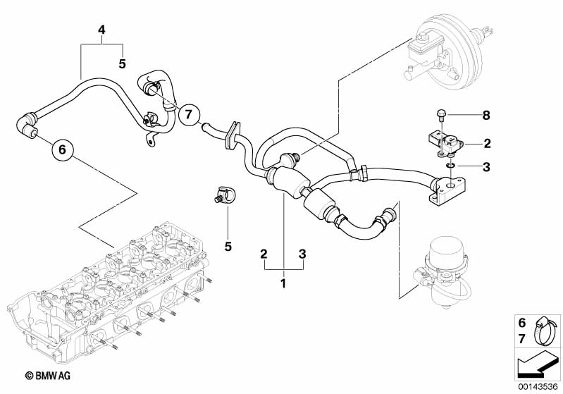 Onderdrukbesturing-motor