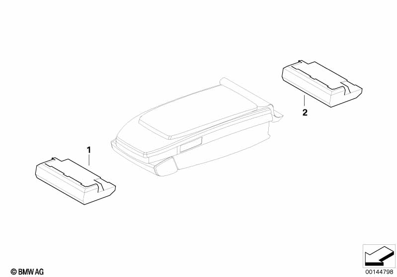 Stuurtoestel middenkonsole/armsteun