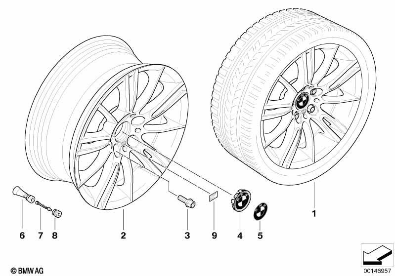 BMW LM velg M sterspaken 193